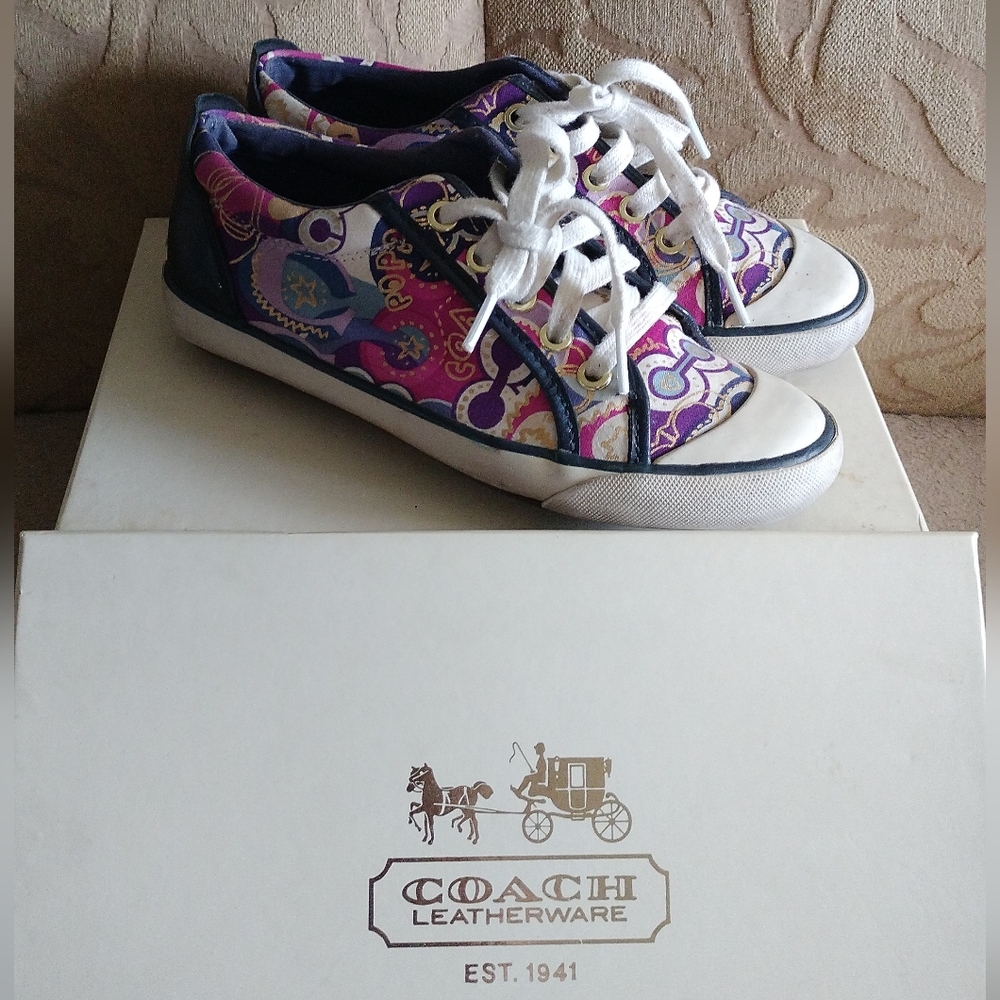 Coach Barrett Poppy sneakers 6M